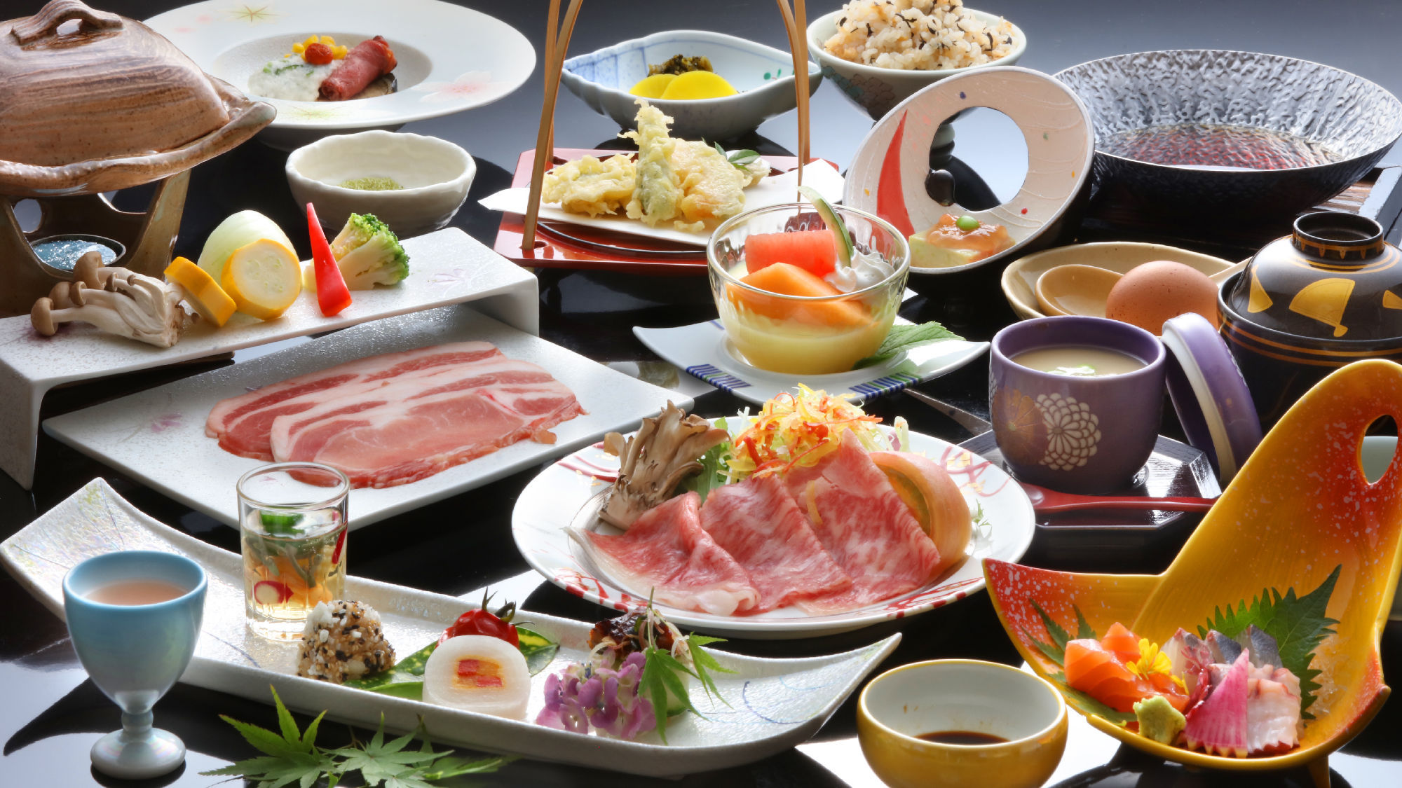 までら会席（夏の会席イメージ）