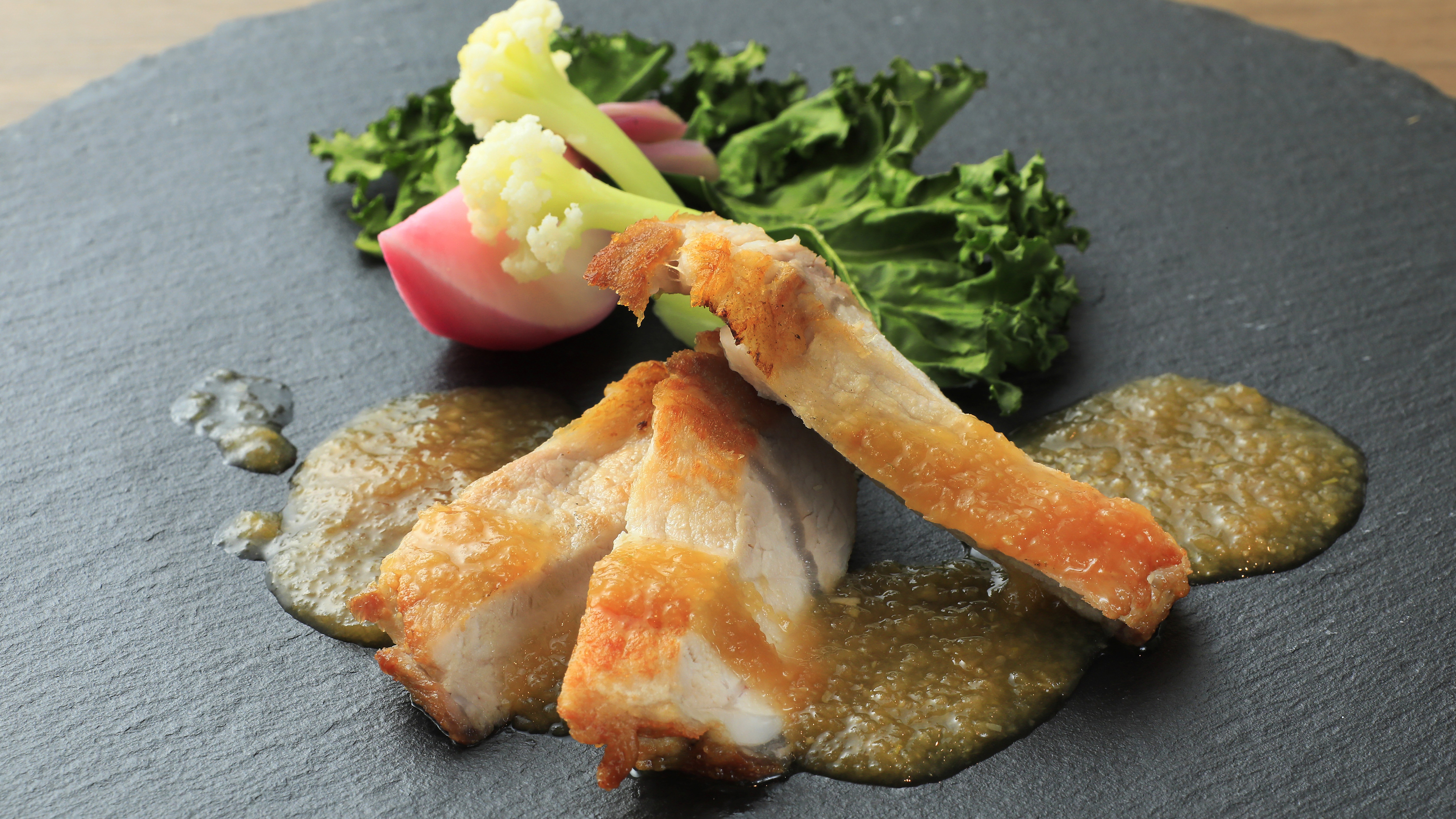 日光豚のグリル