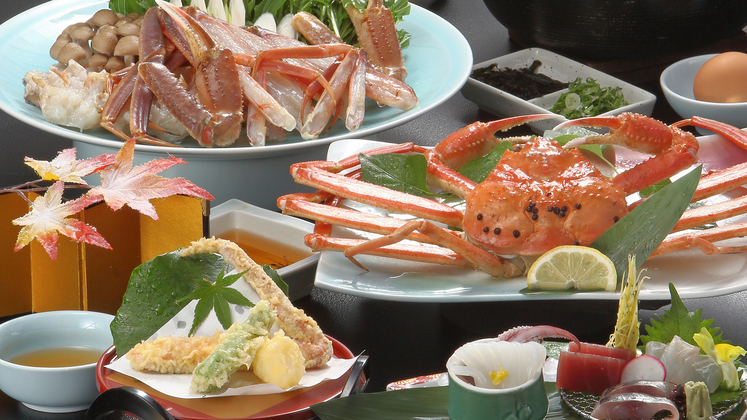 ◆冬Ｐ◆茹で蟹一枚付き◆お手頃価格で冬の味覚を味わう『かに御膳スタンダード』