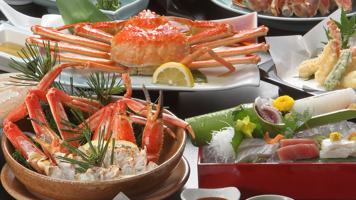 ◆冬Ｐ◆茹で蟹１枚◆かにの贅沢三昧！かに好きの心を満たす至福のひととき『かに御膳グレードアップ』
