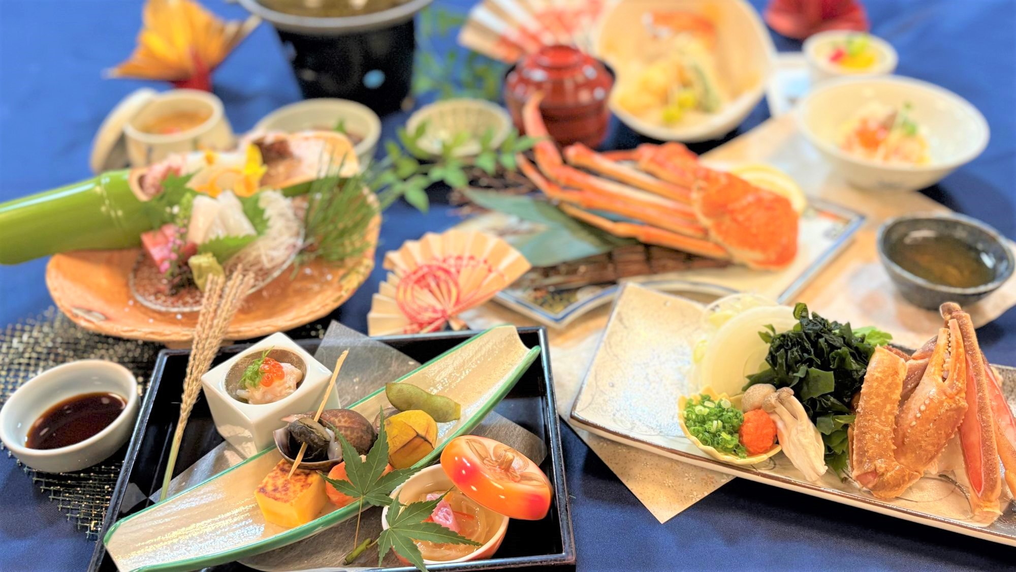 ◆冬Ｐ◆“ちょうどいい”蟹旅に ずわい蟹ハーフ＆多彩な一品かに料理の『かに小町会席』