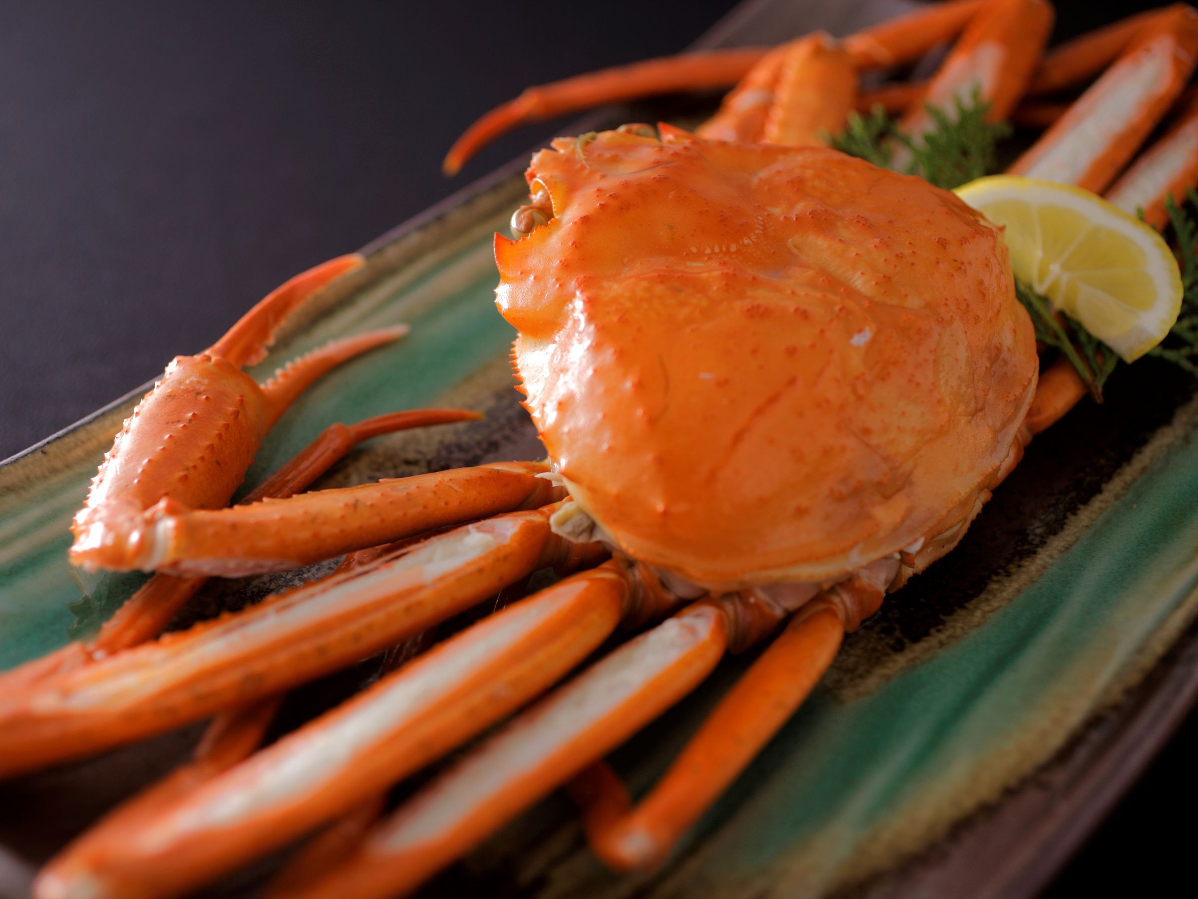 ◆冬Ｐ◆山陰の旬の恵み 茹で蟹姿一枚と冬の味覚をたっぷり楽しめる和会席『冬の彩り会席』