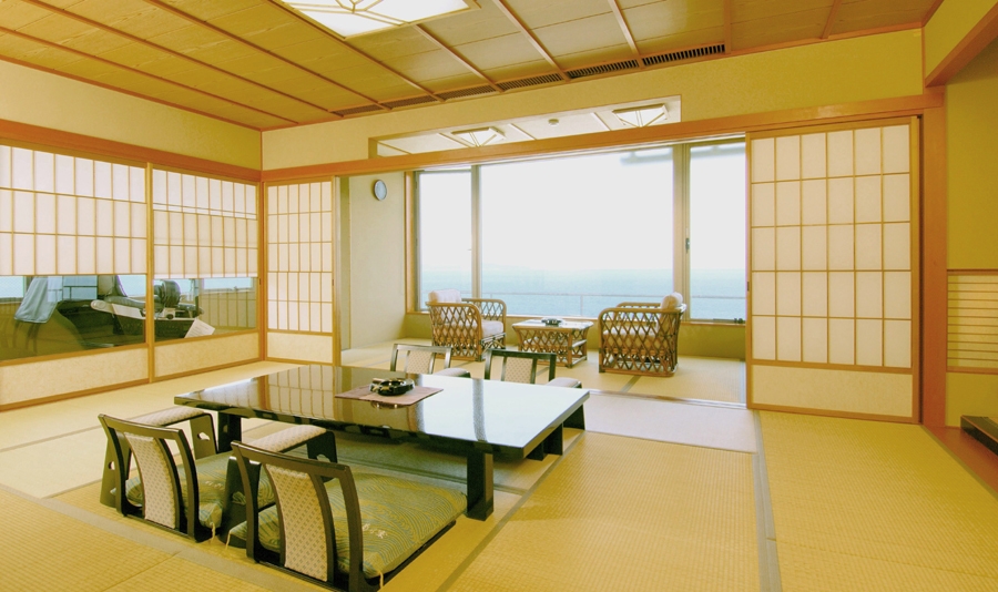 F.◆日本海を一望◆特別室 12畳＋ツインベッド 展望檜風呂