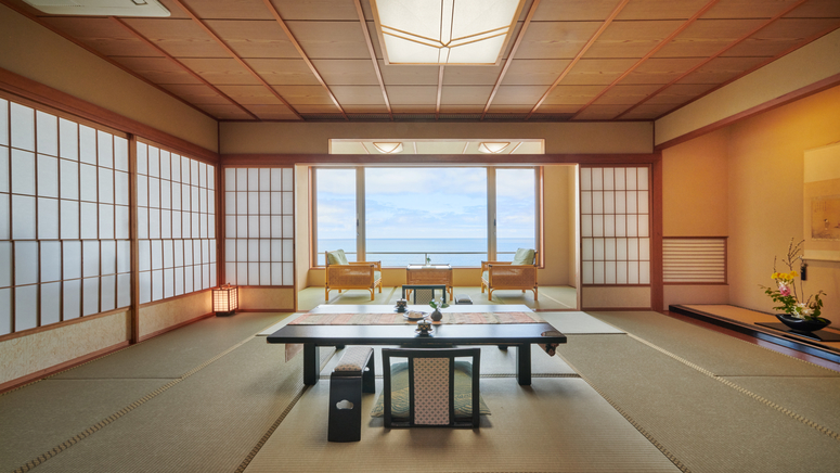 G.◆日本海を一望◆特別室 12畳＋ツインベッド 展望檜風呂