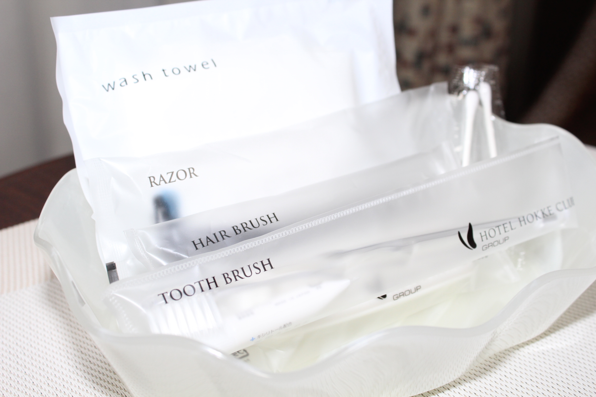 各種アメニティ