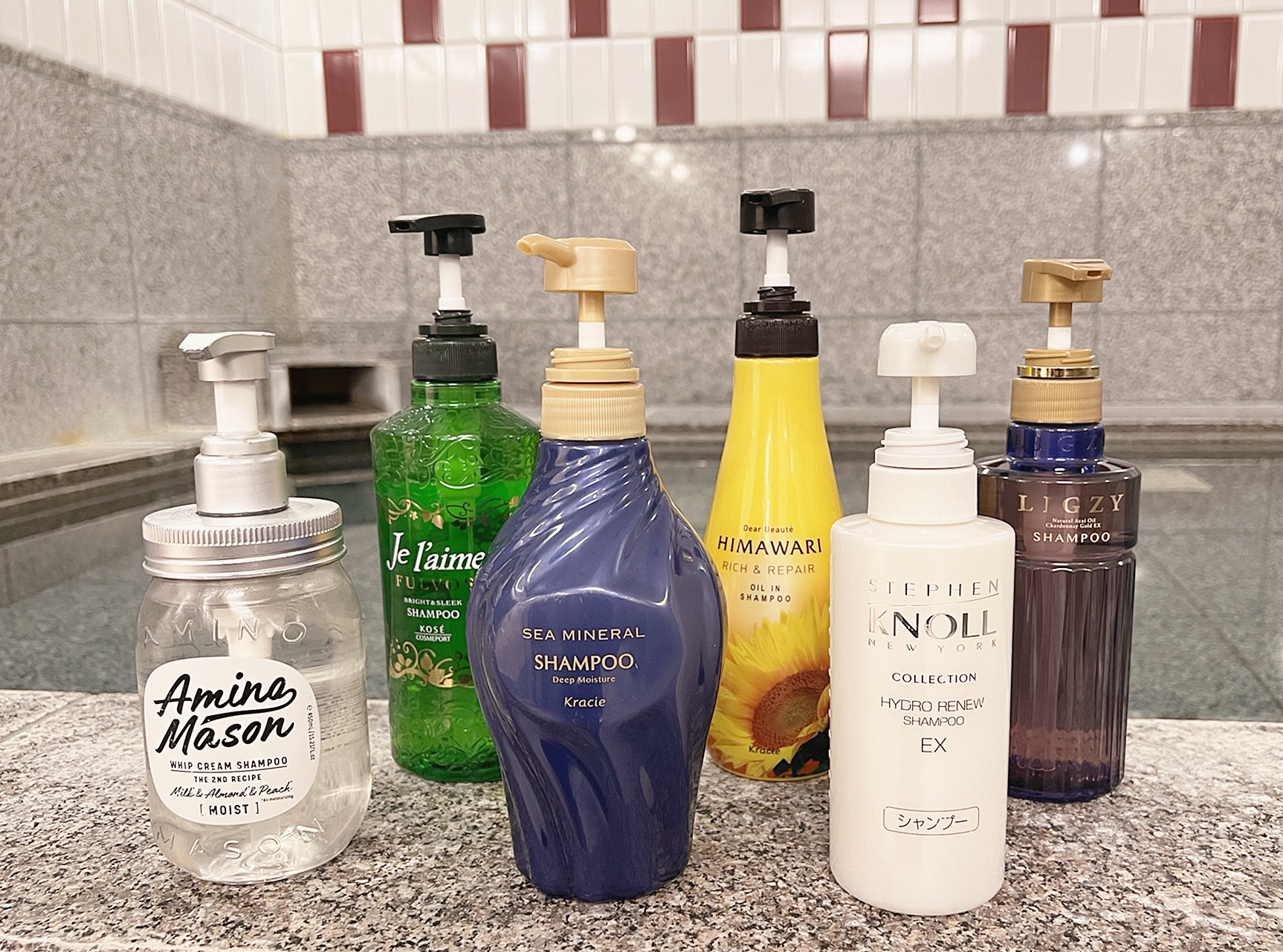 【女性浴場】シャンプーバー