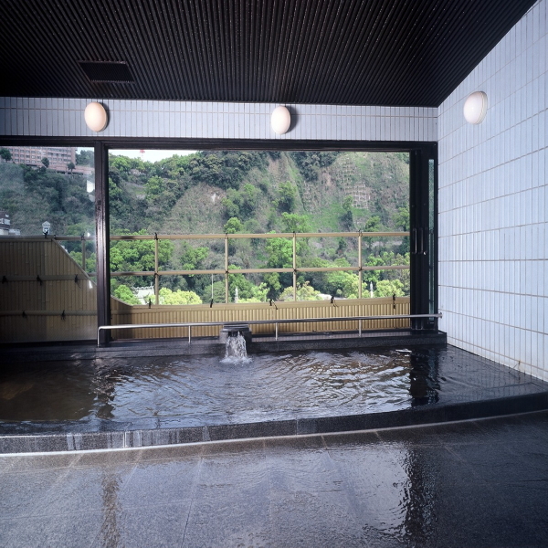 Natural hot spring on the 8th floor of our hotel