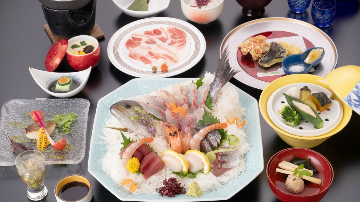 【2食付】 新鮮な季節の海鮮盛りをお楽しみください♪【海鮮会席プラン】
