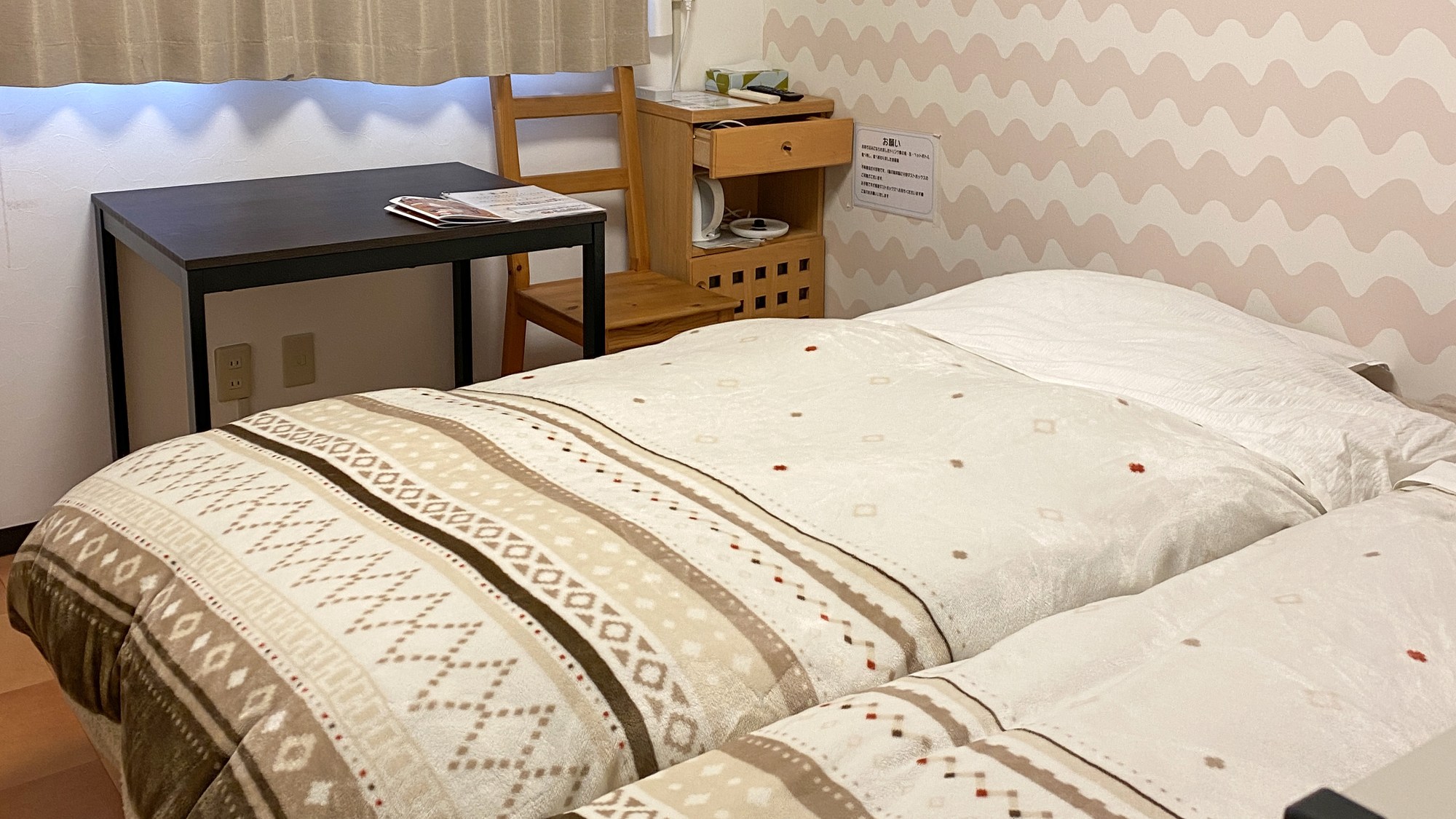 ・【客室】シンプルで快適。ビジネス・観光の長期滞在に最適なお部屋