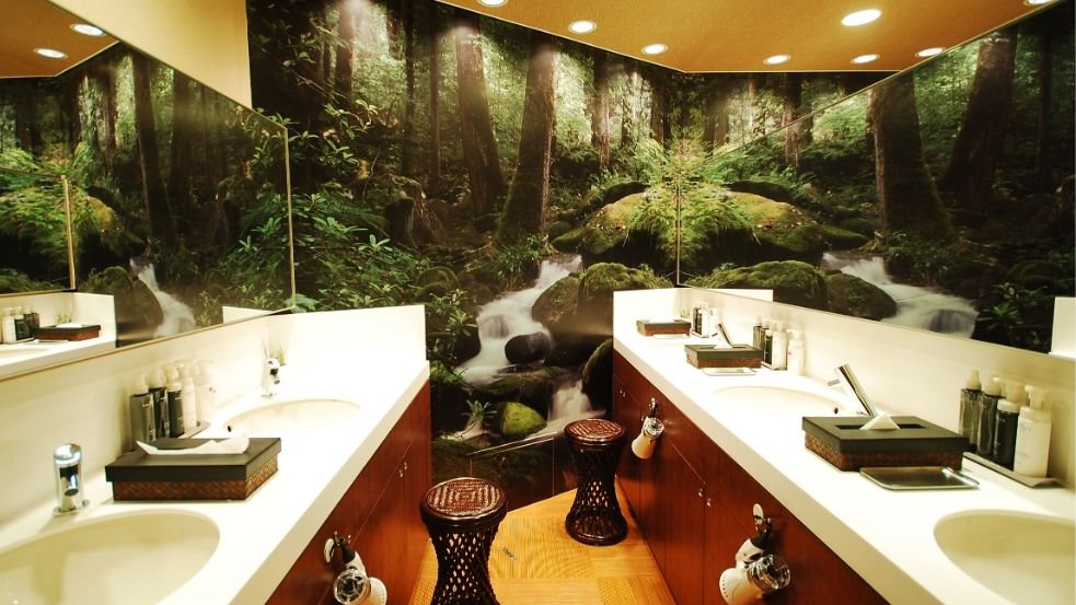 【大浴場】洗面台