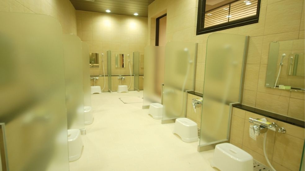 【大浴場】洗い場