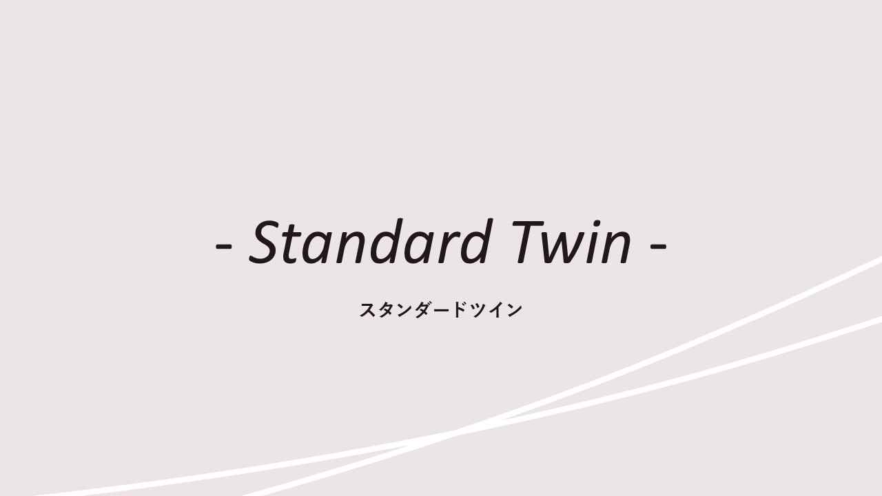 客室紹介(スタンダードツイン)