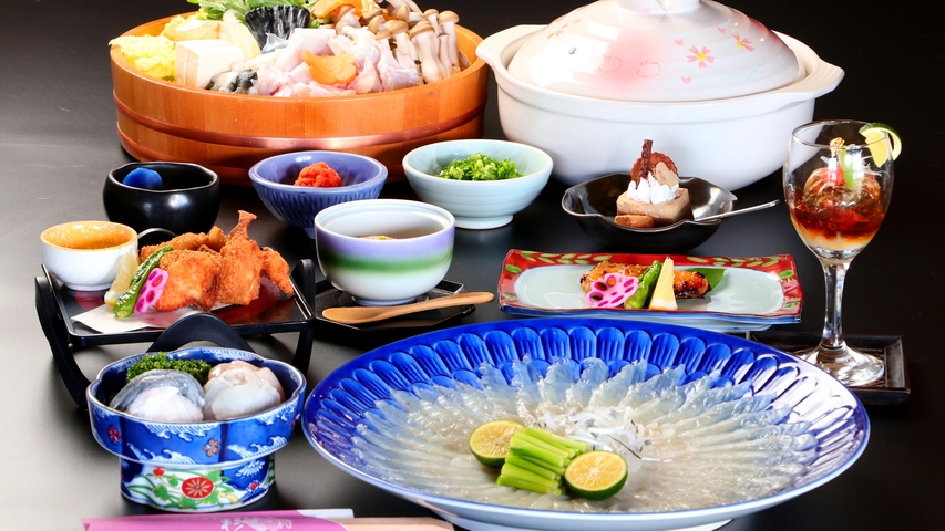 【ふぐ梅コース★+゜】若狭ふぐを味わうスタンダードコース♪