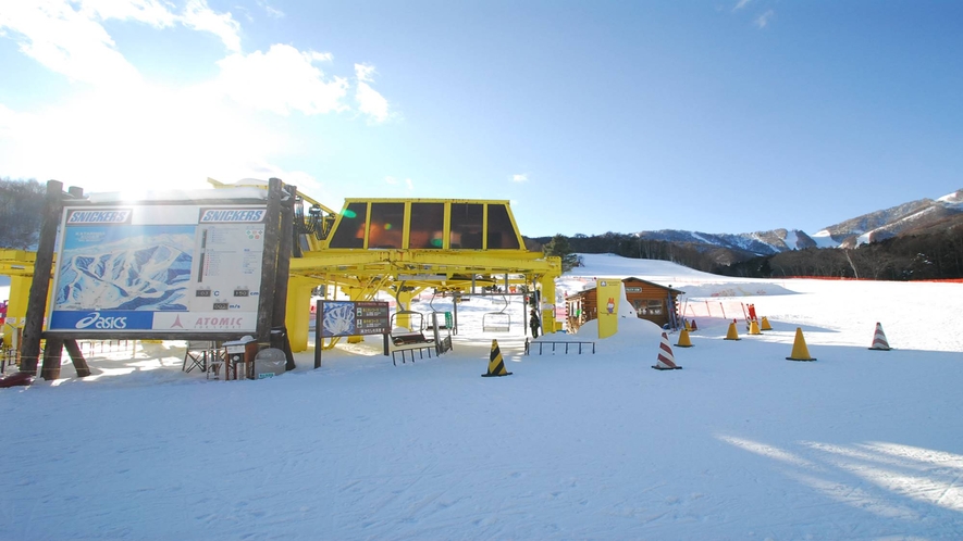 *【かたしな高原スキー場】アットホームな雰囲気のゲレンデです