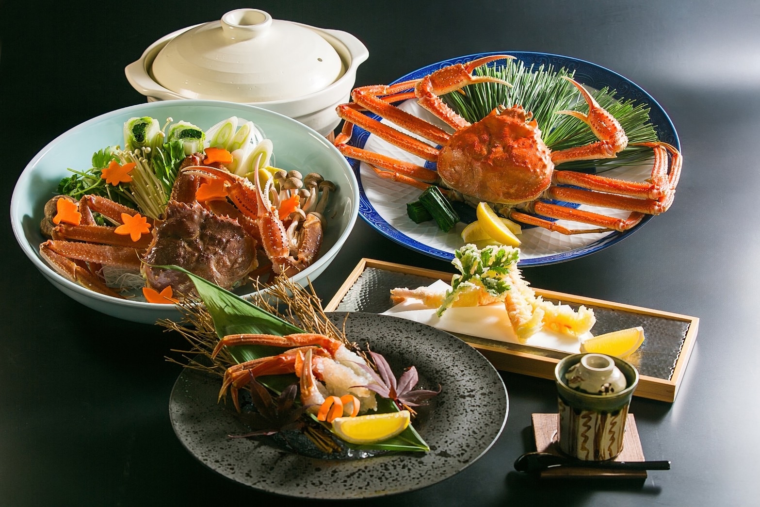 カニづくしプラン　期間限定（２月末まで）