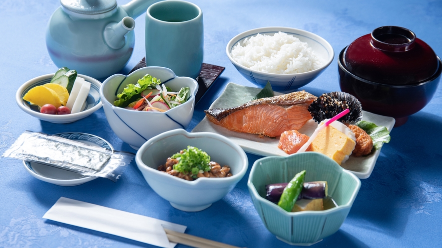 *【和朝食一例】体に優しい和食。一日の活力はおいしい朝ごはん！