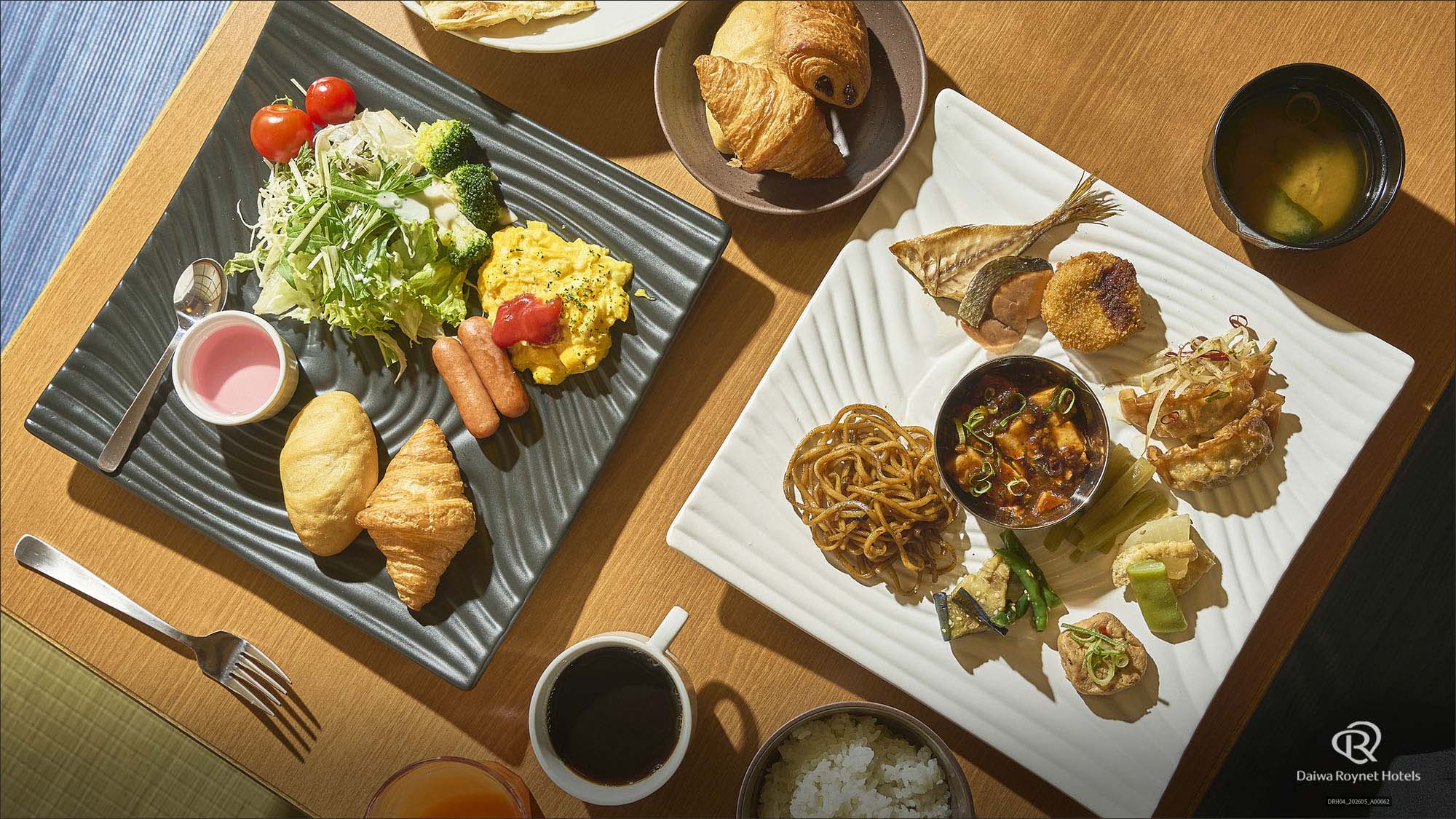 朝食盛り付けイメージ