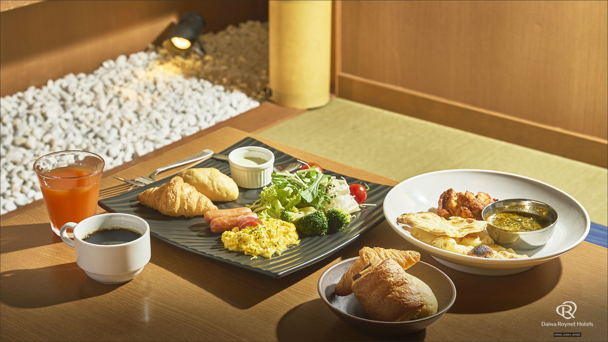 朝食盛り付けイメージ