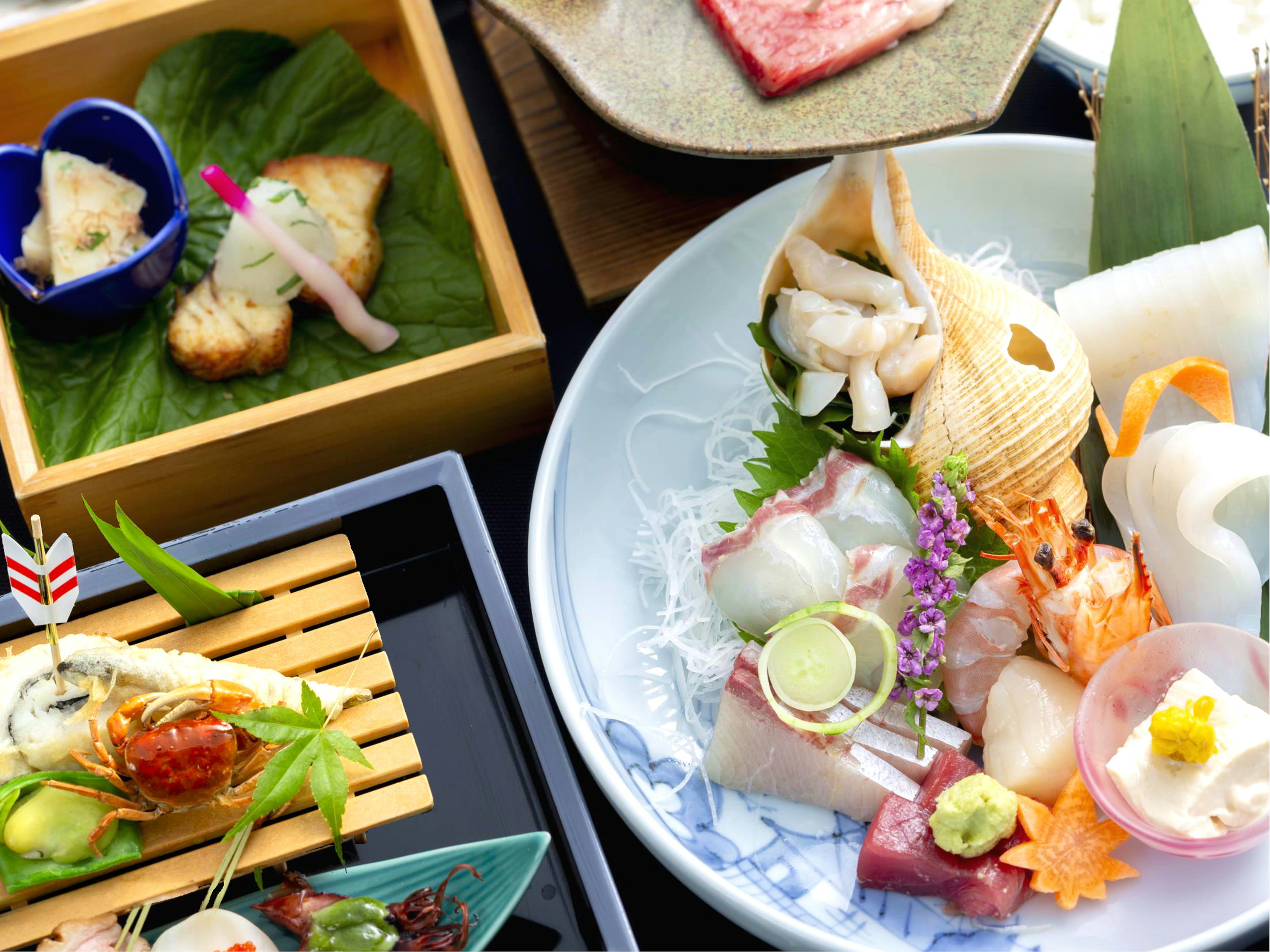 滋味深い山の幸と新鮮な日本海の幸♪料理長が腕によりをかけたお料理をお愉しみください♪