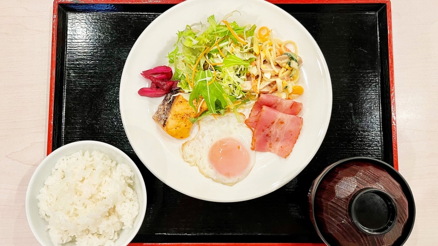 ・【朝食：和洋食】和洋食もお選びいただけます（一例）