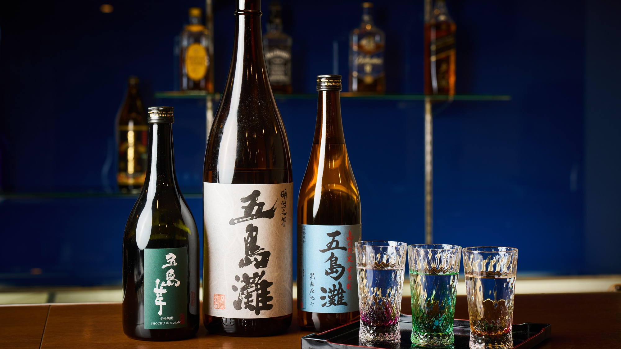 ・【お酒】五島自慢の地酒をご用意。旬の食材とともに島の魅力をひと口ごとに味わえます