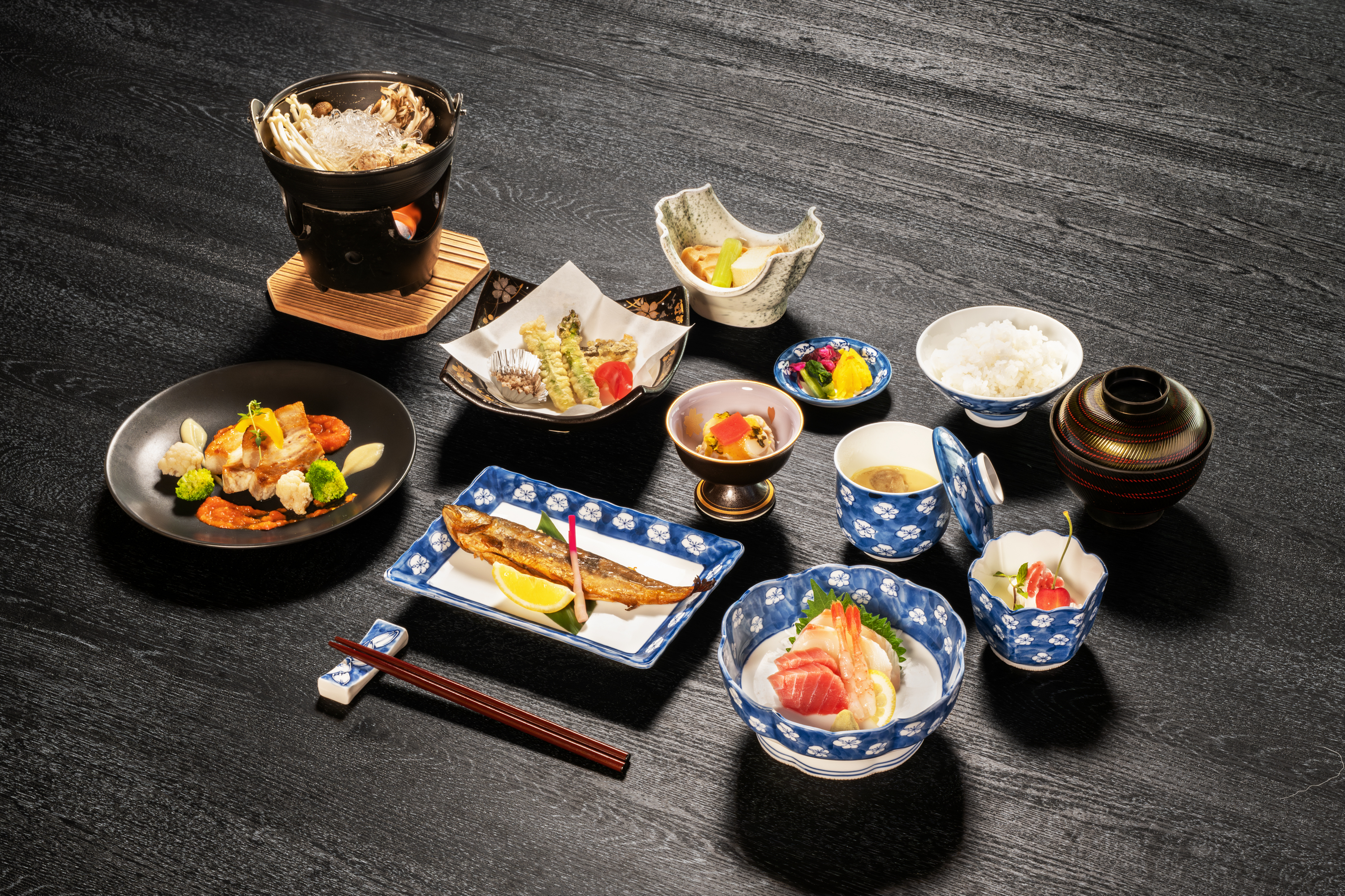 夕食「雪国田舎会席」