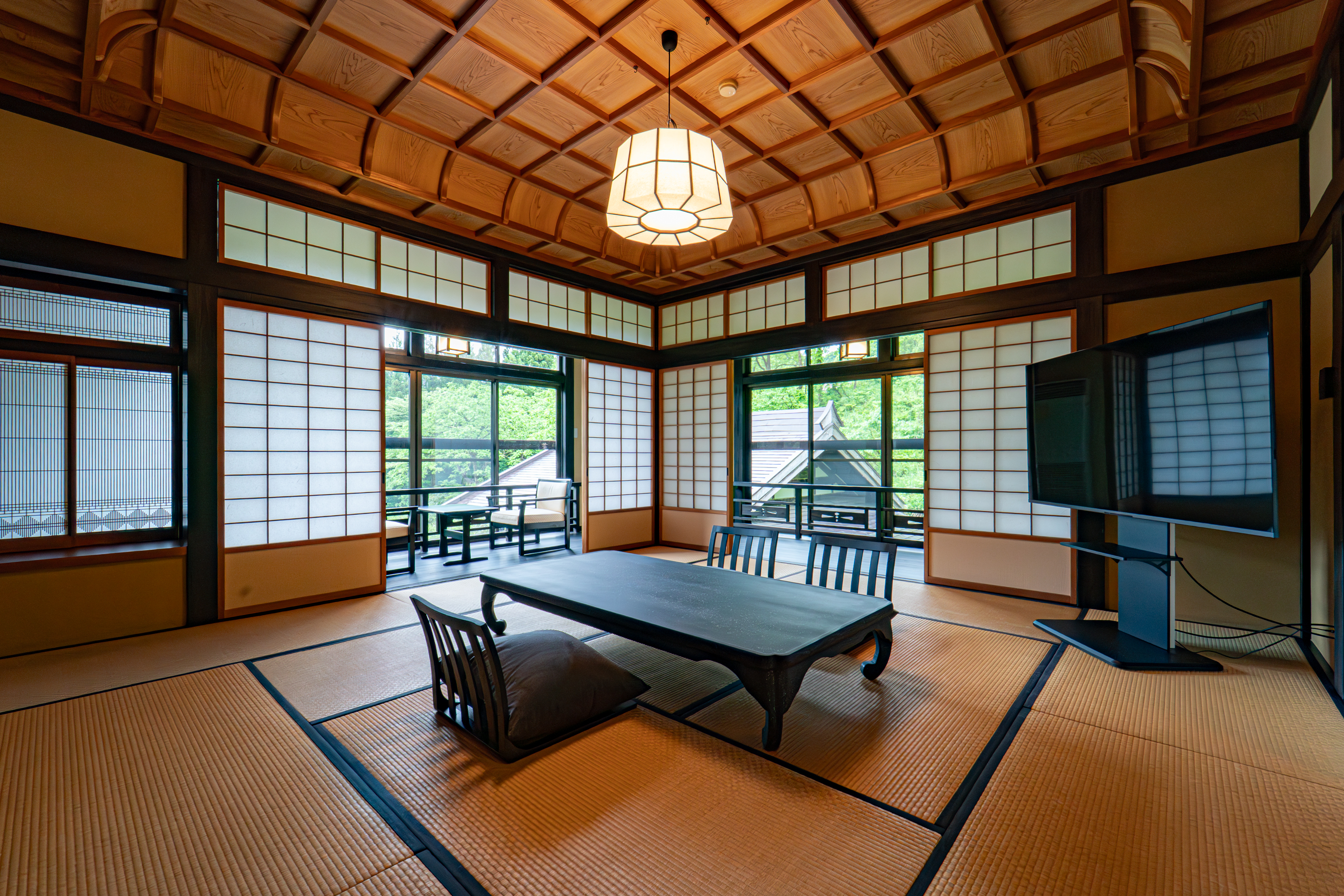 二間続き和室角部屋