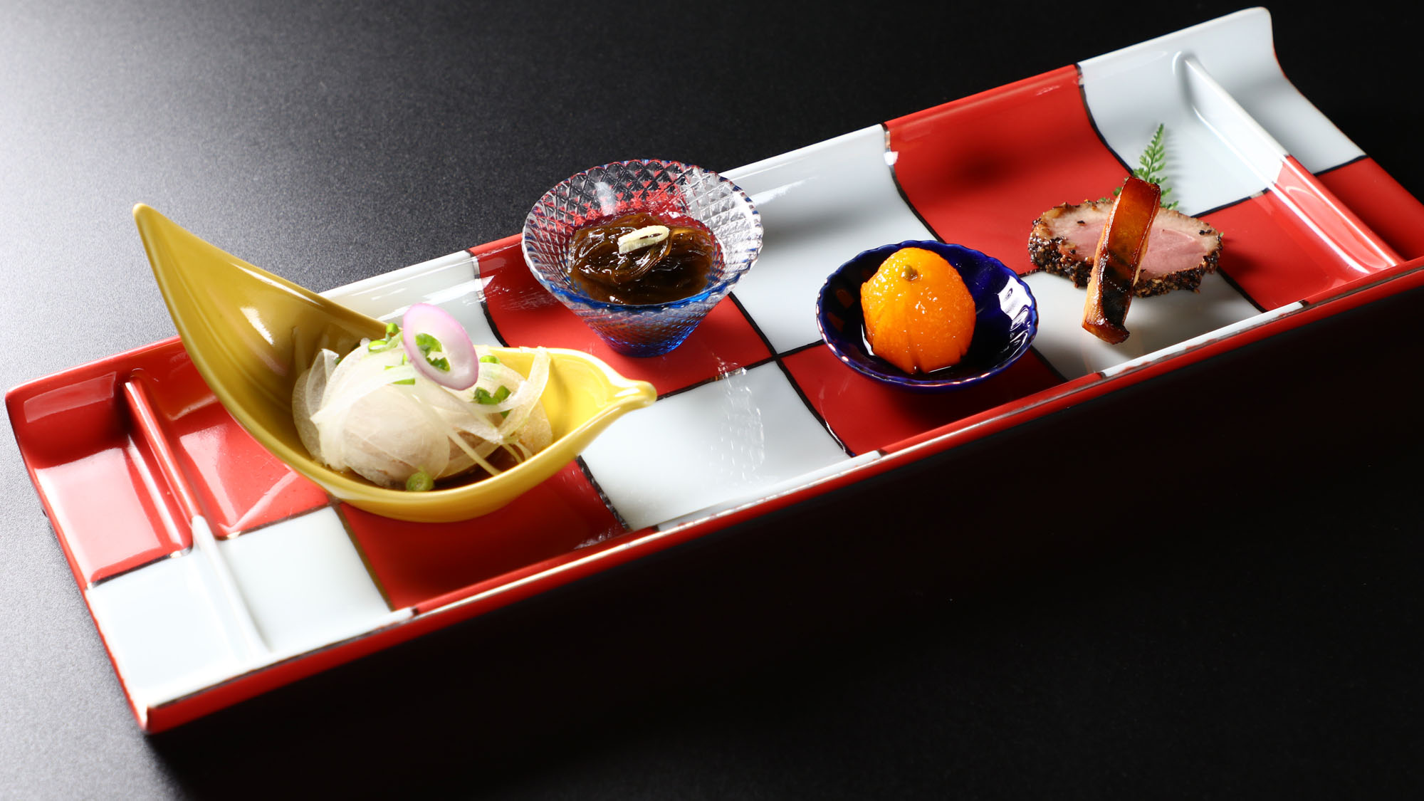 料理　前菜一例◆季節感を感じられる前菜をお出しします*
