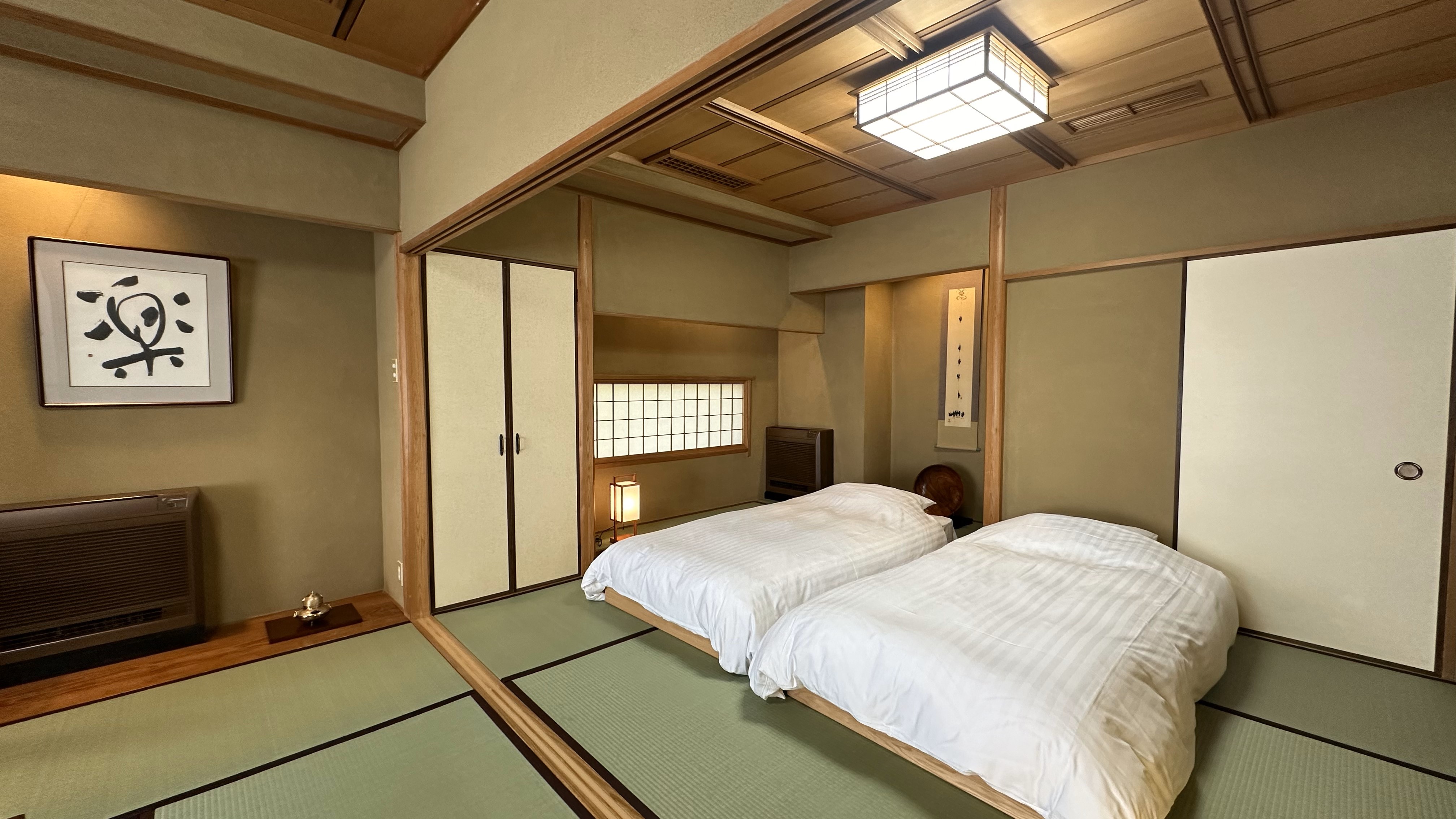 西棟2階　優風　客室ベッド