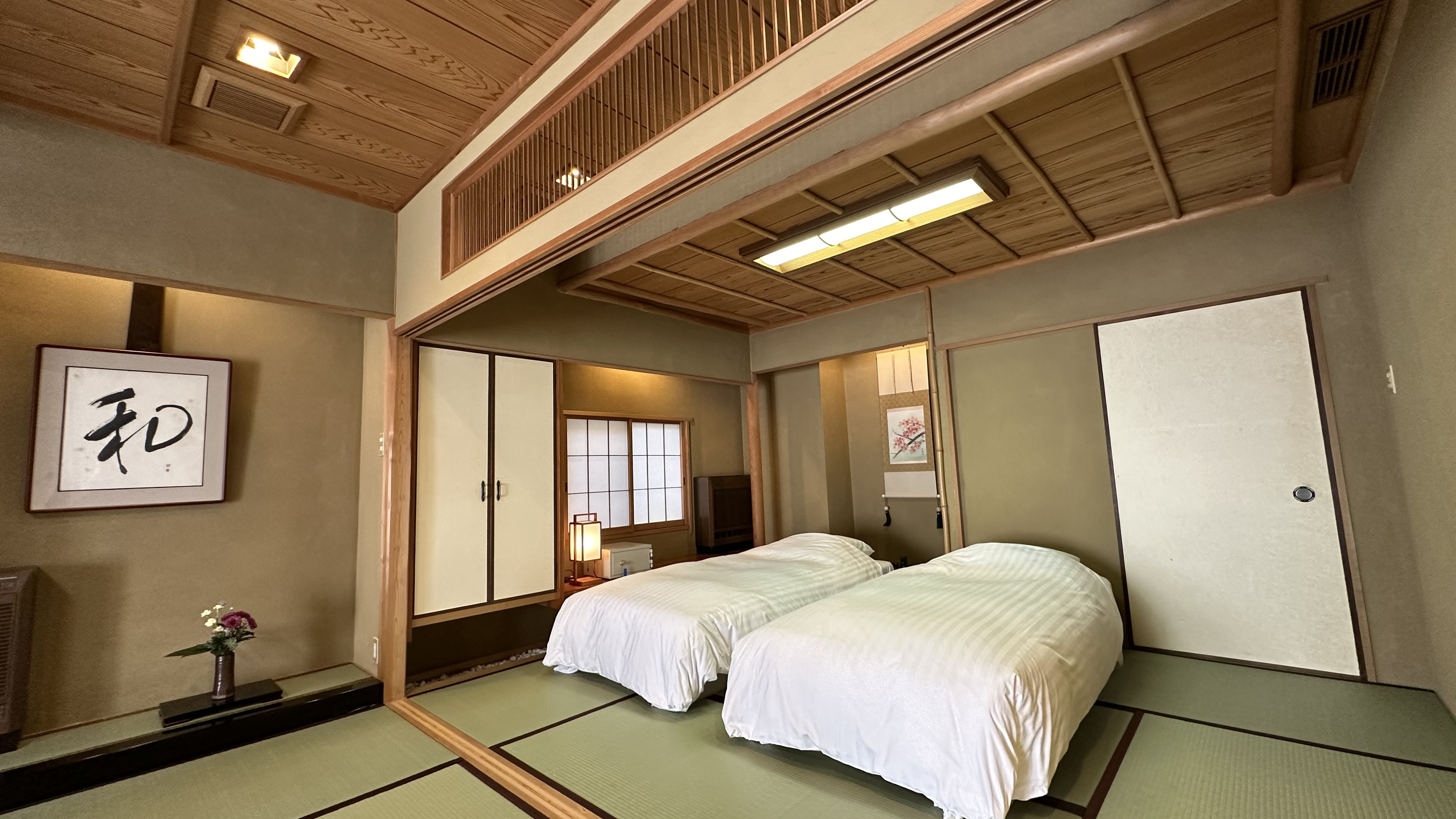 西棟1階　福ノ竹　客室ベッド