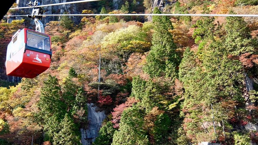 【御在所ロープウェイ往復乗車券付プラン】山頂からの絶景を臨む。旬の美食と温泉満喫！和食御膳・2食付