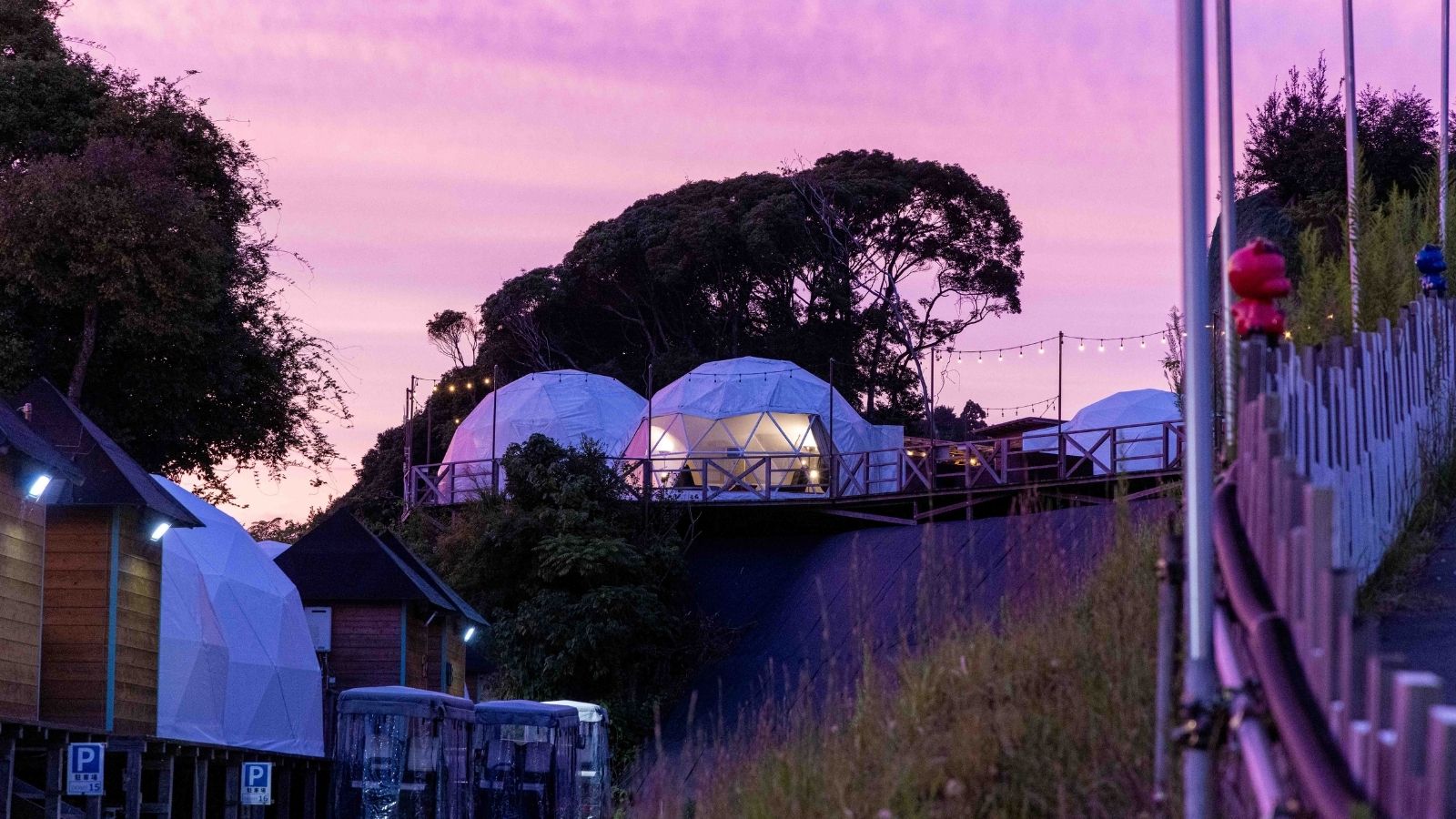 グランピングエリア