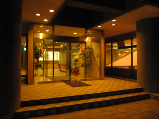 ホテル夜景の外観