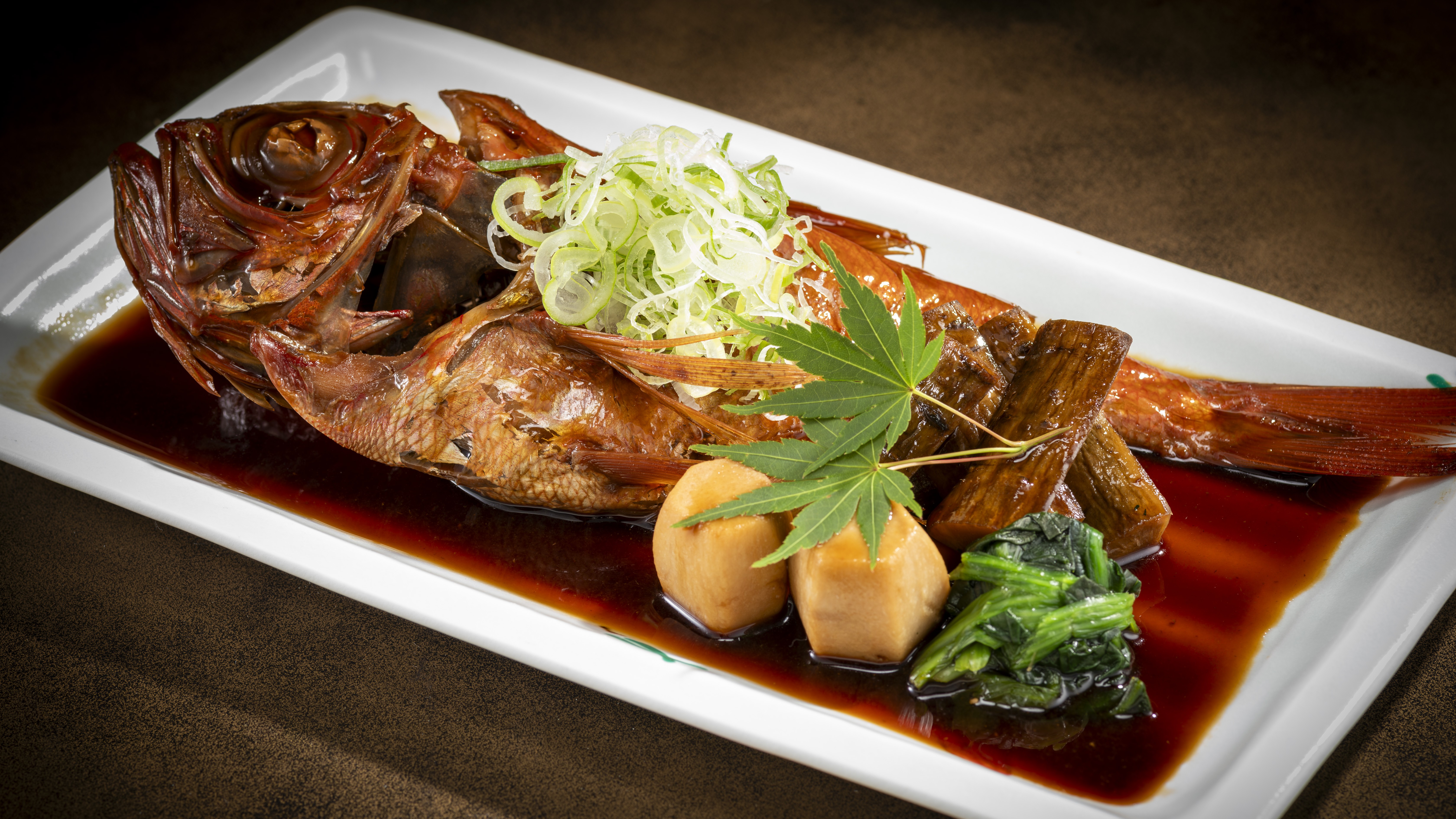 【一品料理一例】 金目鯛煮付け