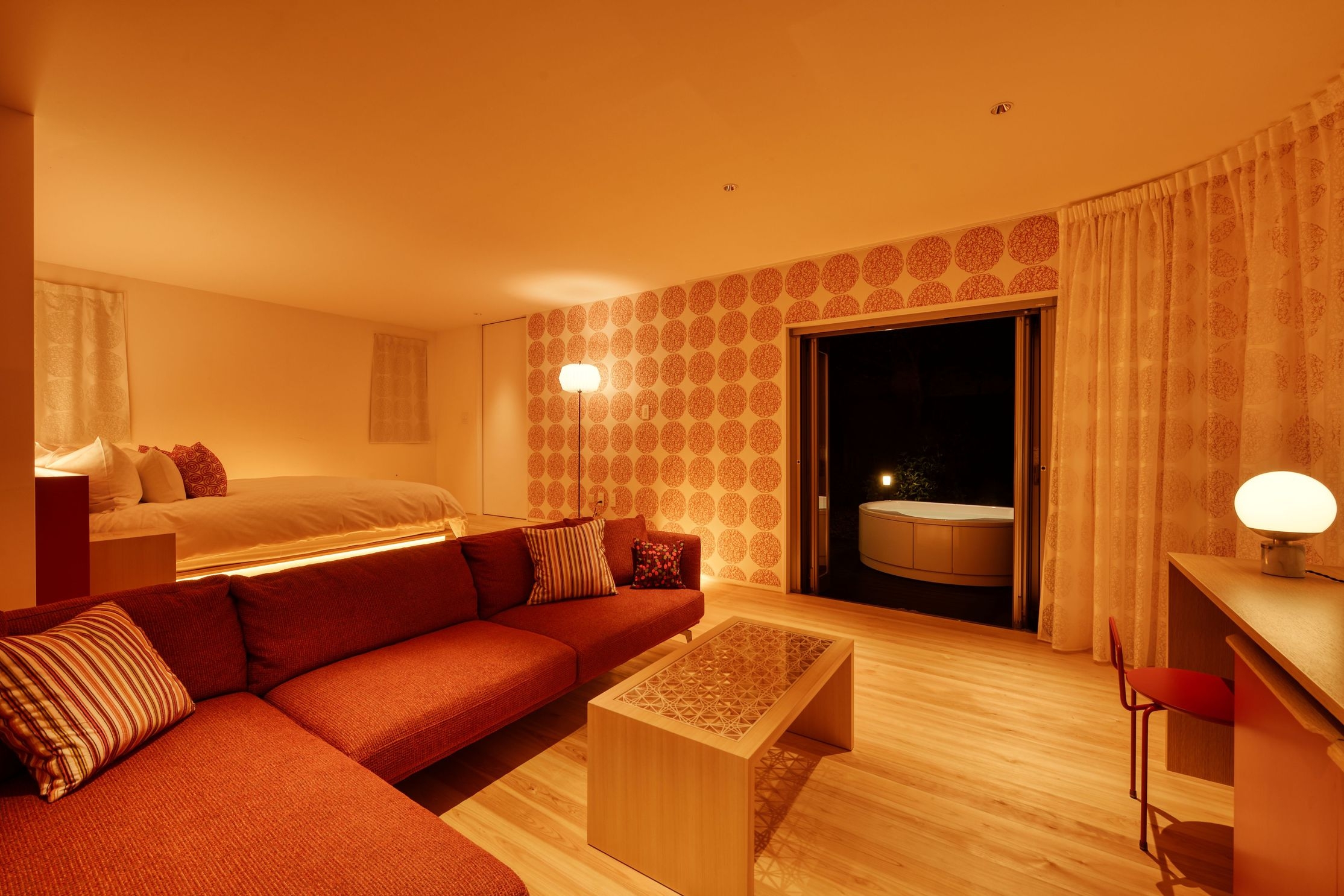 【冬限定最安値】2つの温泉露天風呂付離れ＆ブランド牛しゃぶ鍋懐石コース45100円〜⇒30000円〜