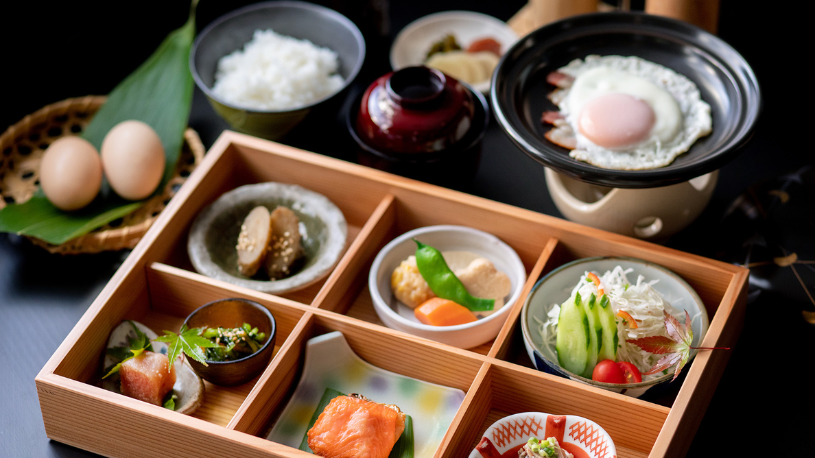 【朝食付】地元の食材を使用した朝食と自家製ドリンクを共に♪