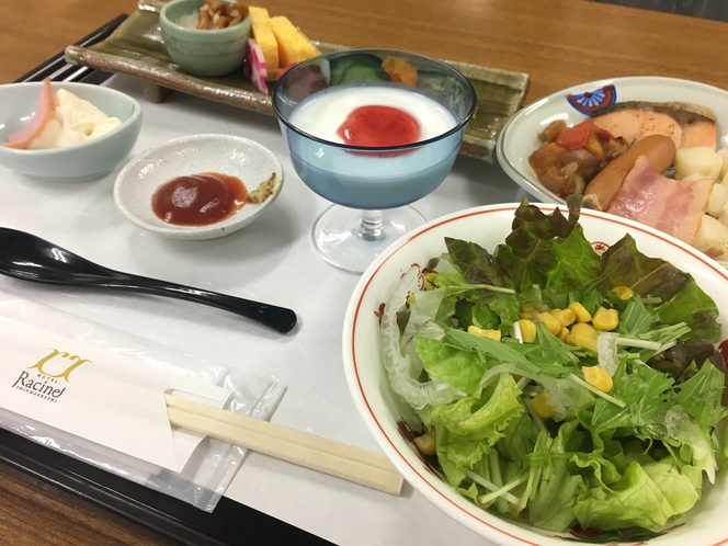 朝食をしっかり食べて、一日の活力に！