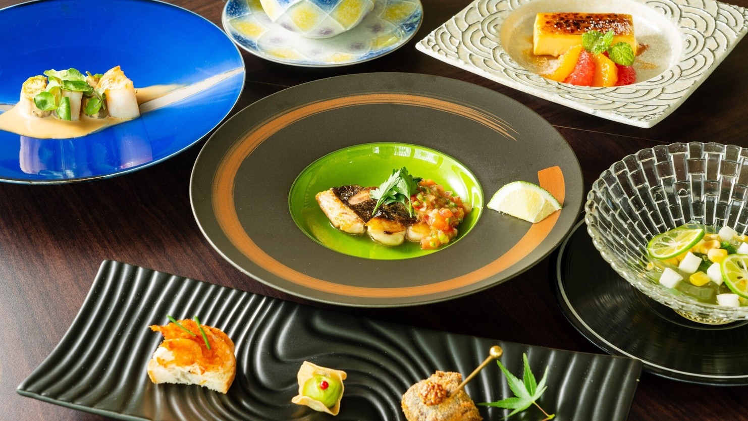 【5％OFF】【楽天スーパーSALE】ポイント5倍【鉄板焼豪華ディナー】翡翠コース付プラン