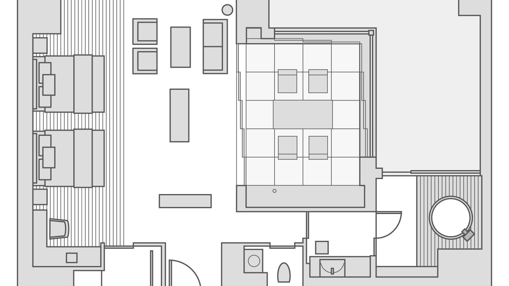 平面図　別館特別室（96平米）