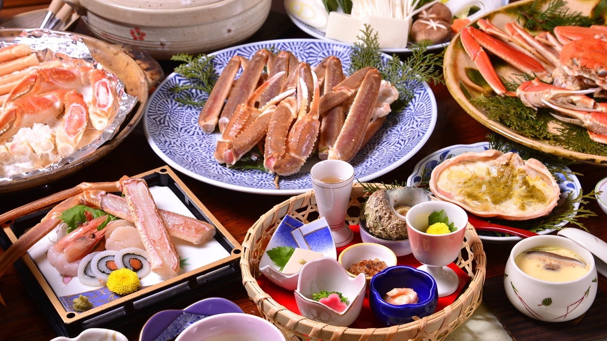カニの旨味たっぷり！大満足★カニフルコースプラン★和牛ステーキ付き