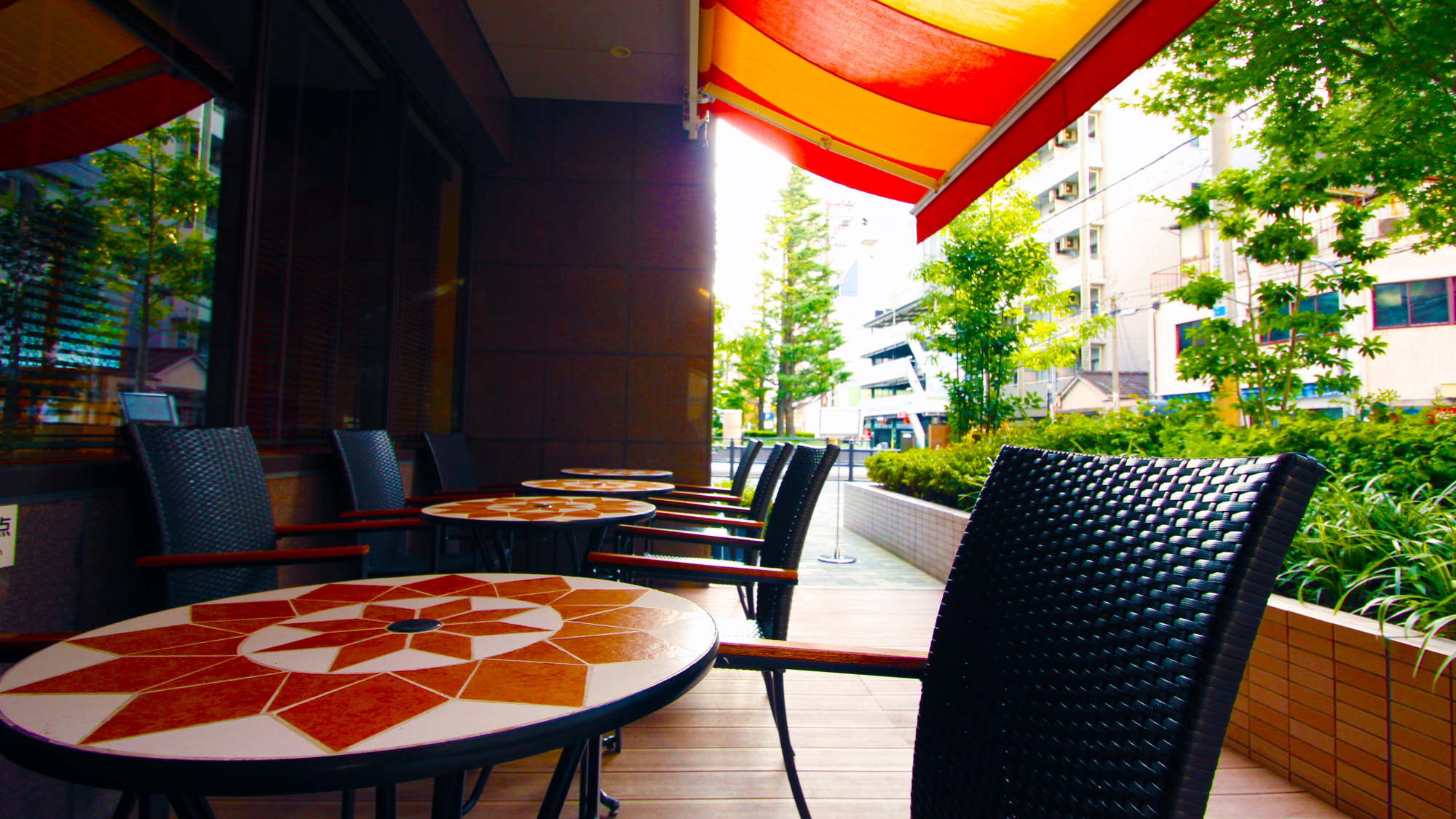 ■【 カフェ 北野ガーデン 】1Ｆ（朝食会場）
