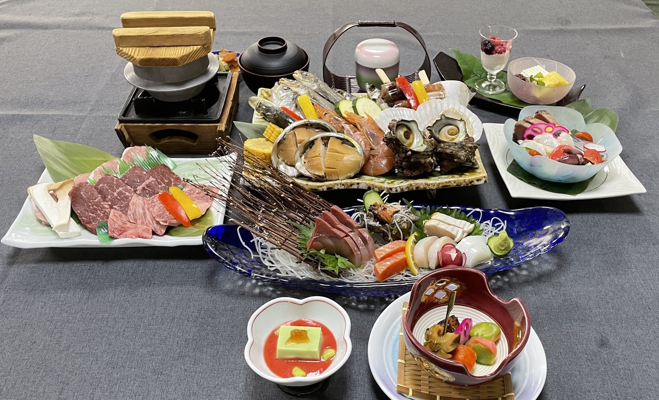 新鮮な海の幸をそのままに「海鮮BBQコース」
