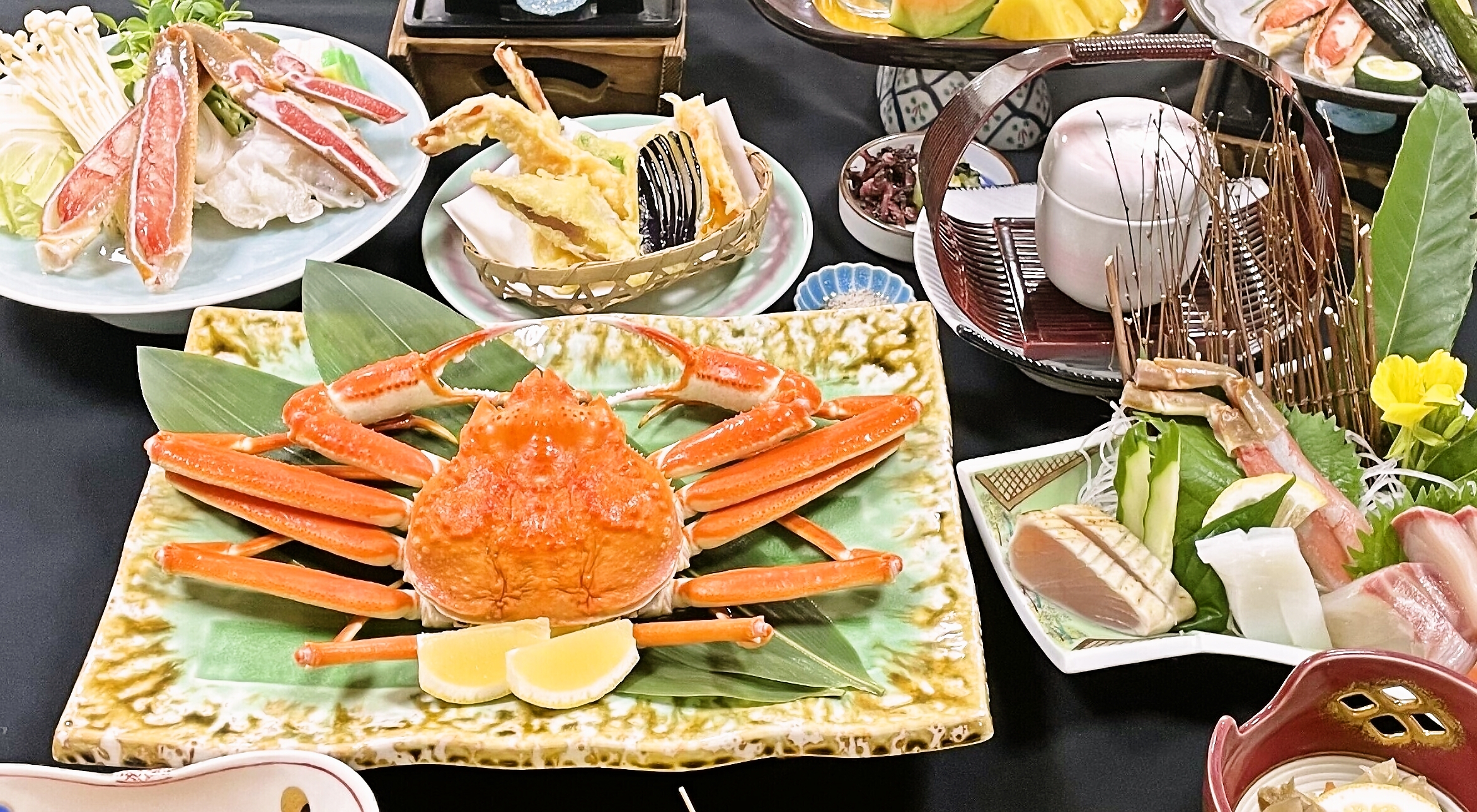 ずわいかに満腹会席１