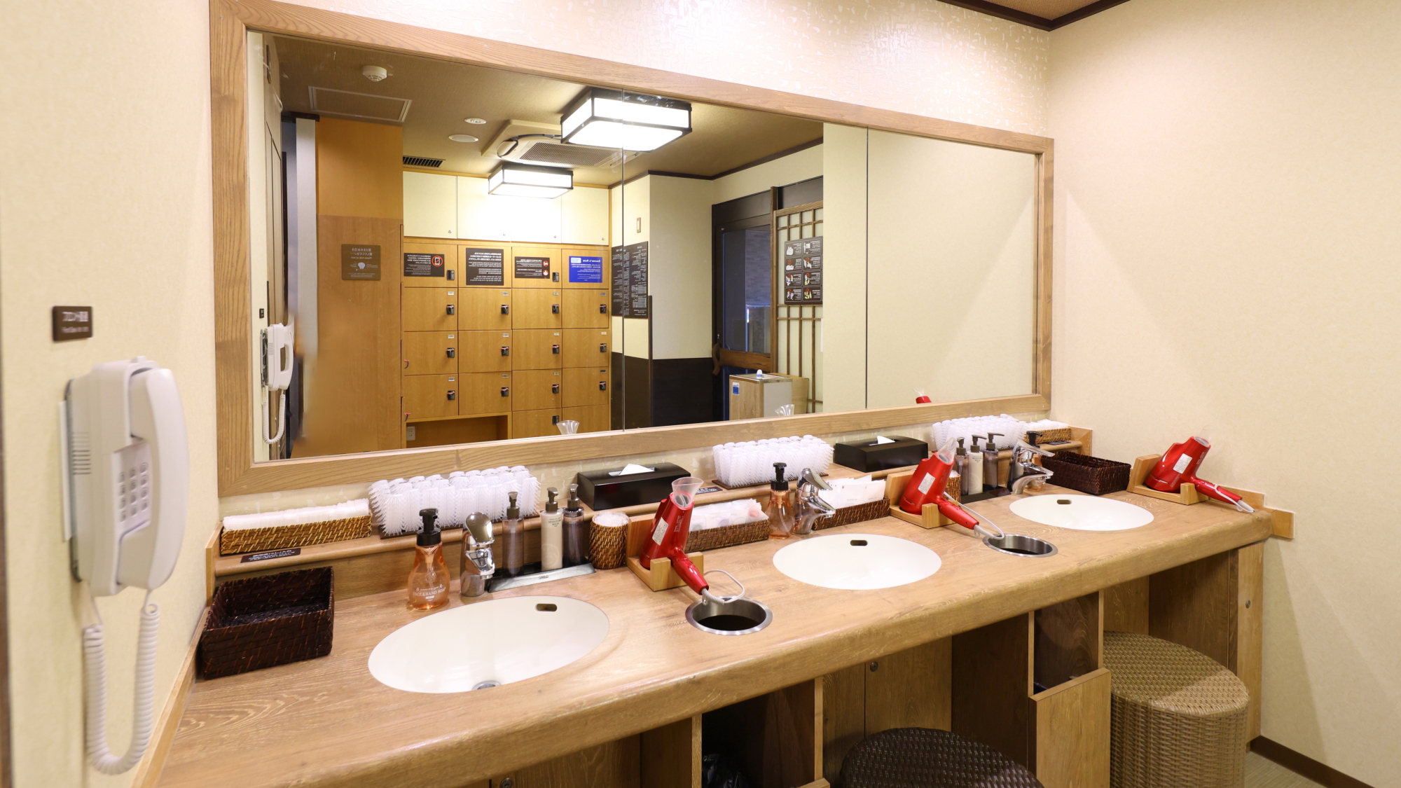 ■女性大浴場パウダーブース