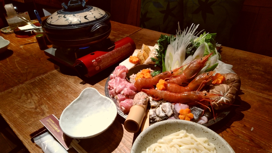 冬のお鍋「関西風うどんすき」