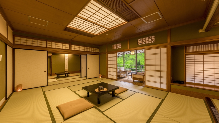 スーペリア露天風呂付和室2間10名定員　※客室の一例