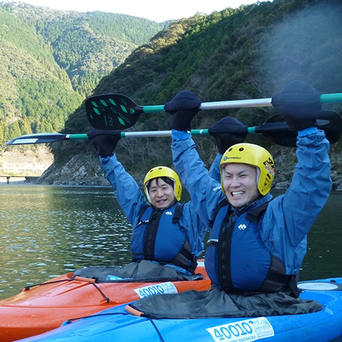 【10月〜3月】午後のカヌーして泊まる　ゆるやか半日カヌーツアー