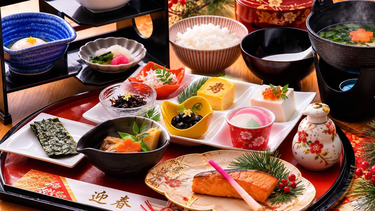 【年末年始特別プラン】一年の締めくくりと新年を温泉宿で〜冬の味覚を楽しむ特別懐石〜