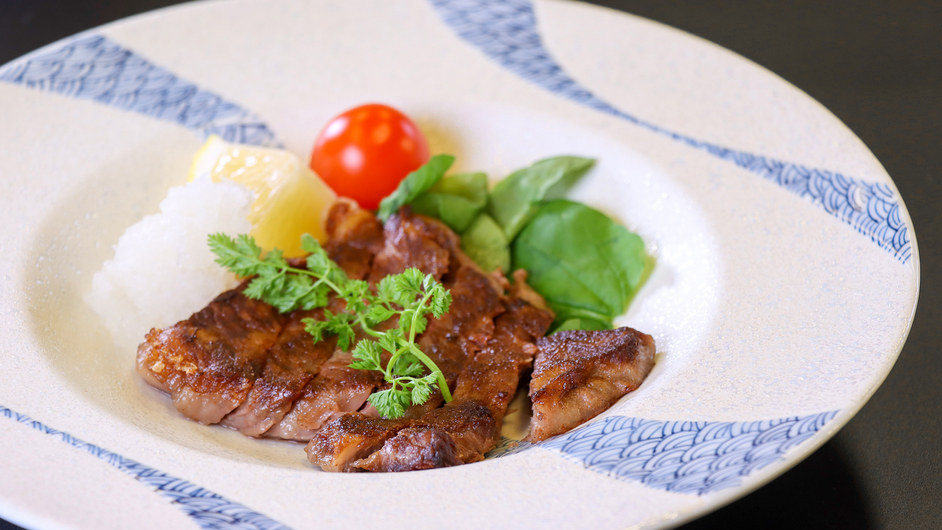 【グレードアップ／鯛茶漬け＆新潟産和牛のステーキ】鯛と和牛のコラボ和会席を味わう極上のひとときを…
