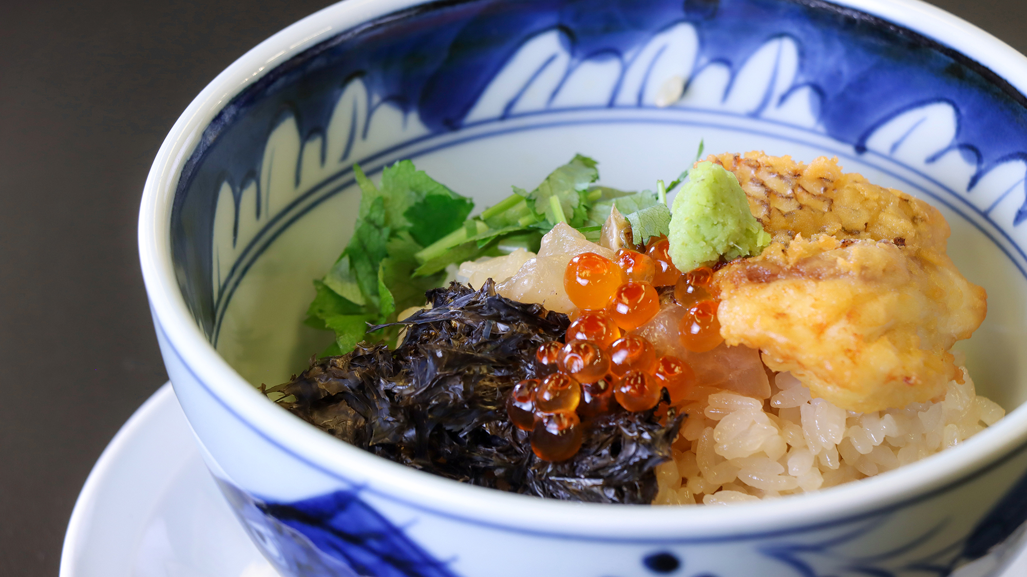 ＃《夕食》鯛茶漬け◆全国どんぶり選手権グランプリ獲得の「鯛茶漬け」！熱いダシをかけて召し上がれ♪